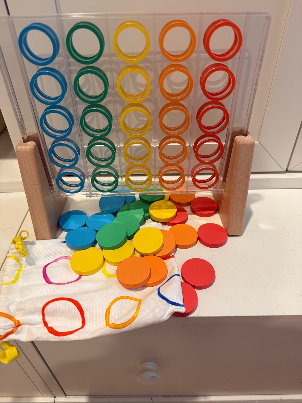Lovevery Drop & Match Dot Catcher - Multicolor Kids Matching Game - Picture 4 of 4